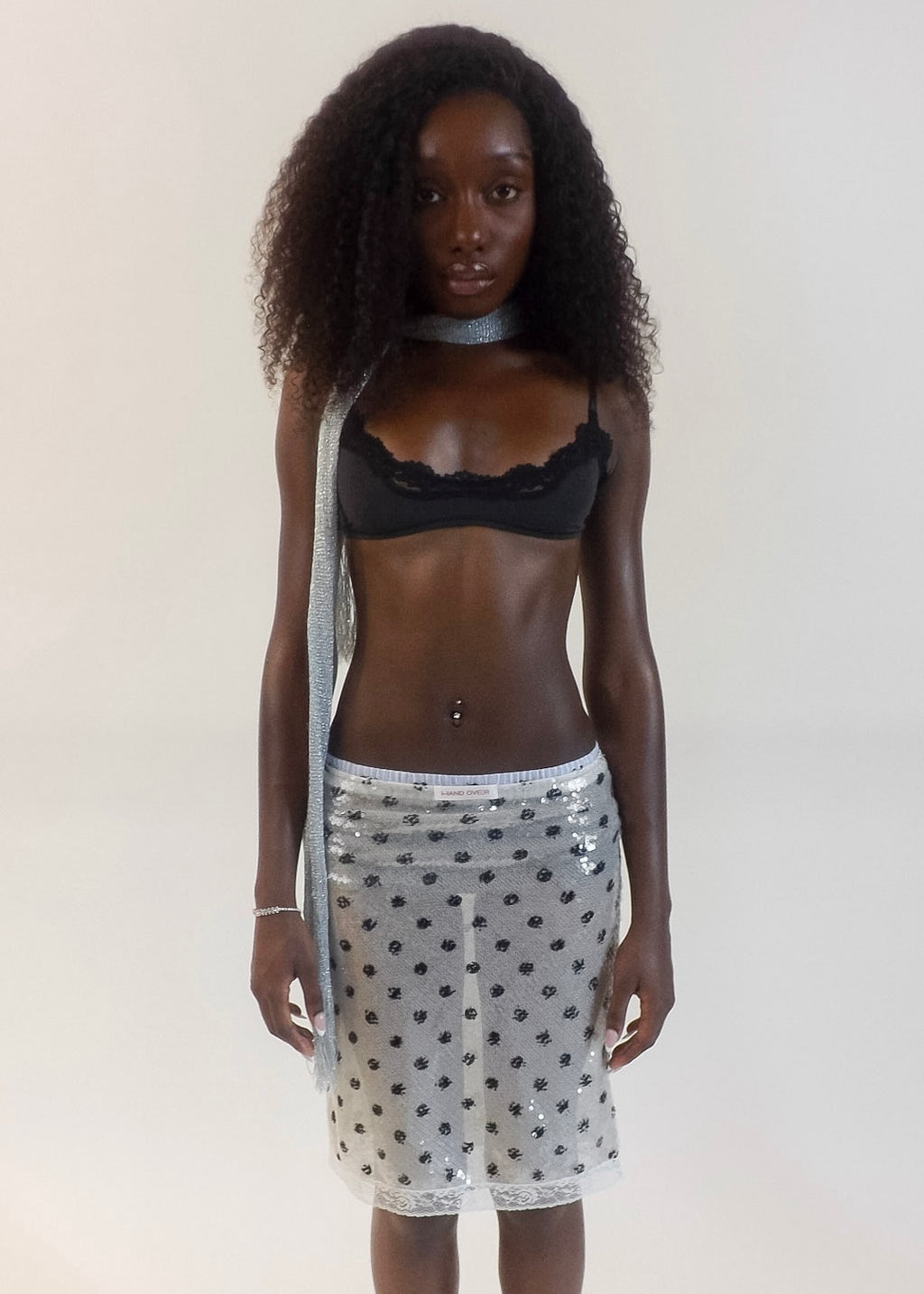 Handover Pearl White Leandro's Midi skirt