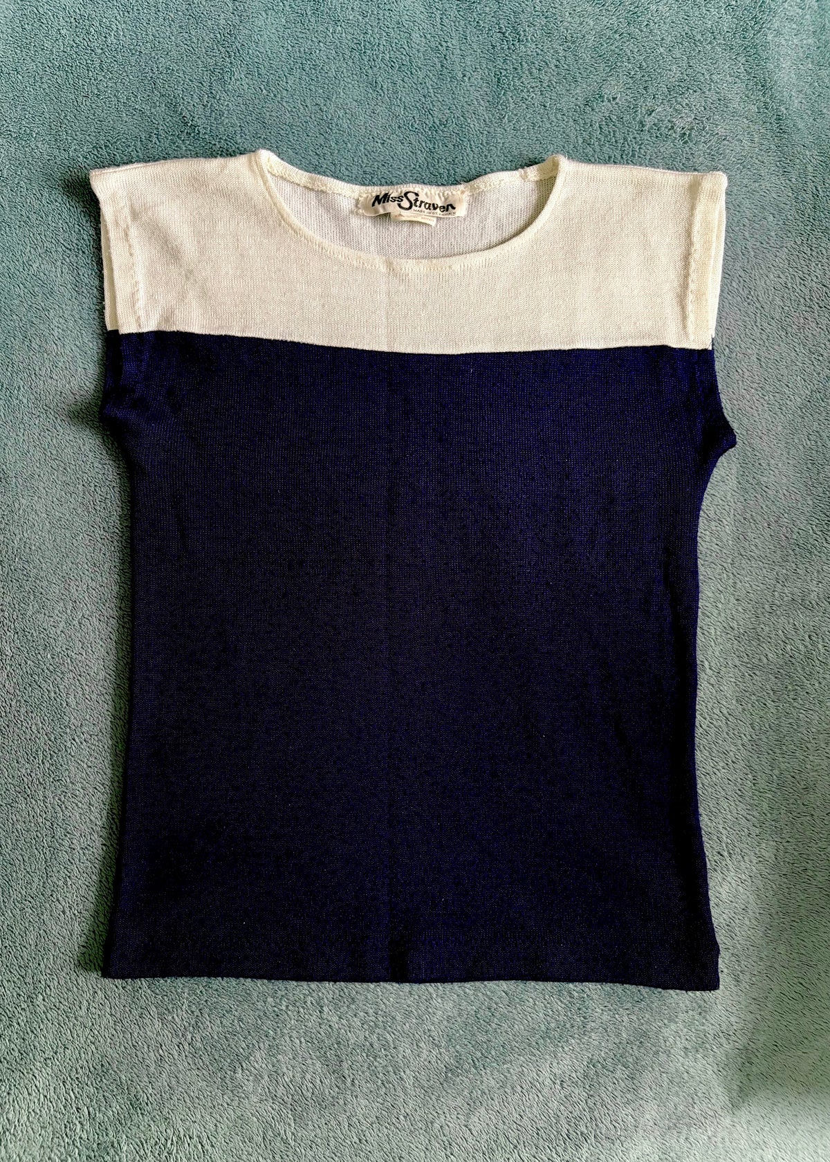 Blue & White Top